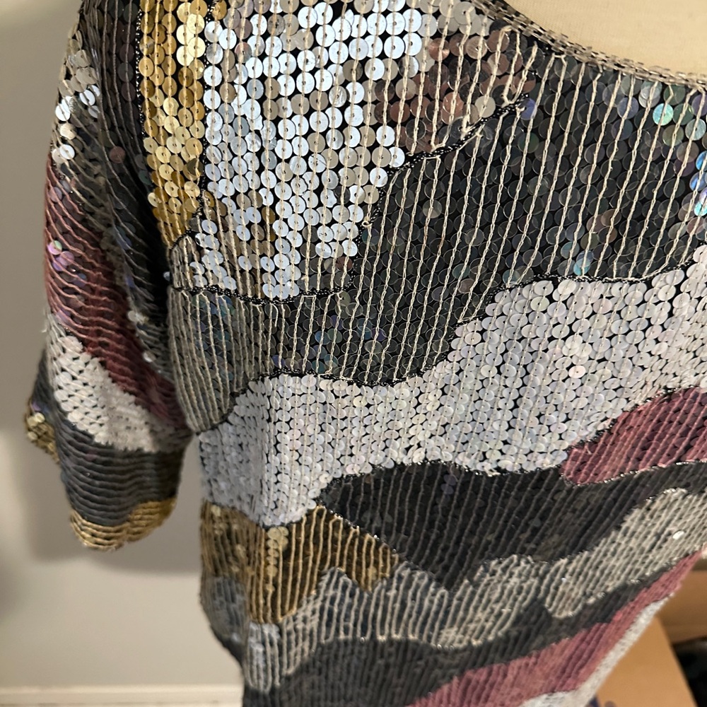 Sequin Patterned Top